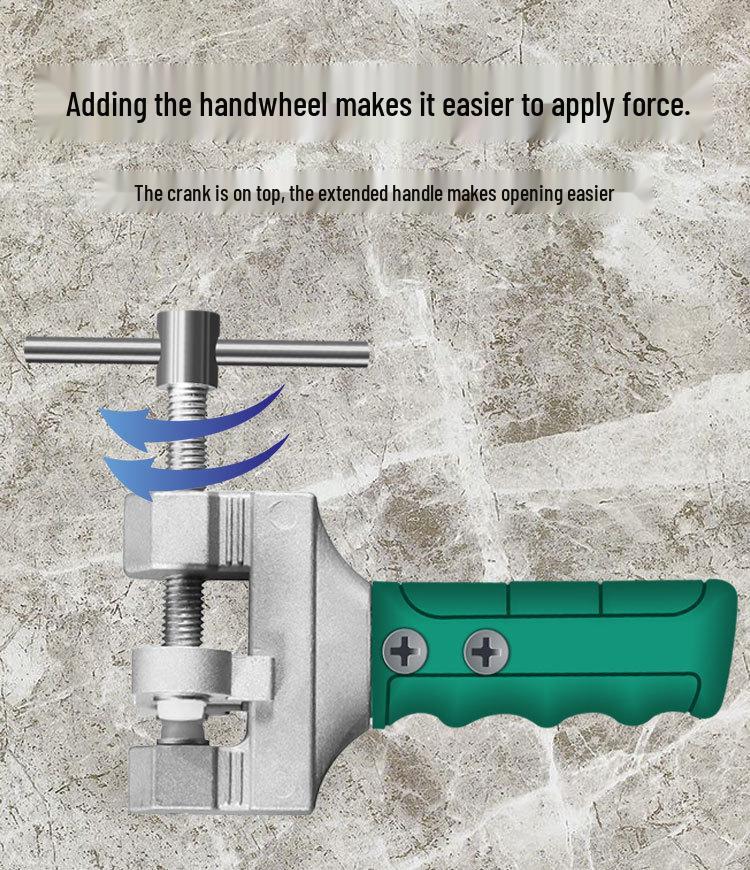 Hand-Held Glass Tile Cutter and Separator Set with Roller