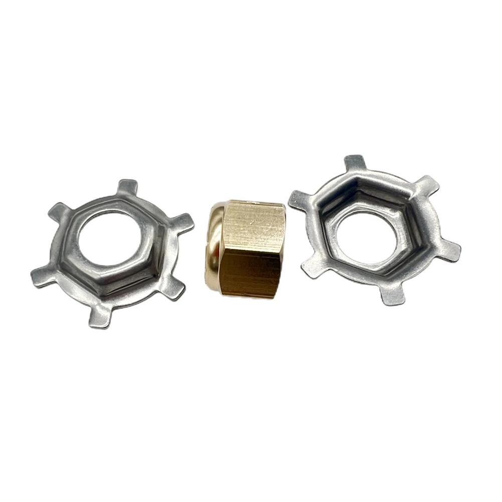 Marine Maintenance Prop Nut Kit Marine Components High-hardness Alloy Kit Copper Steel Alloy Direct Installation