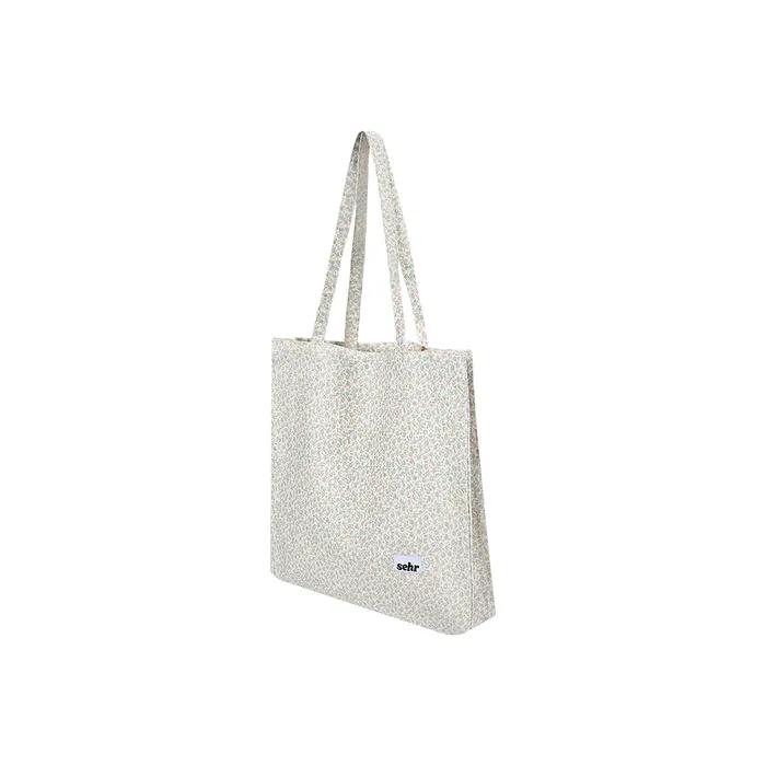 Cotton Flower Big Bag (Light Blue)