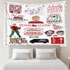Home-Alone Print Tapestry, Backdrop, Easy Setup, Ideal for Bedroom, Office & Living Room, with Aesthetic Wall Hanging Decor.
