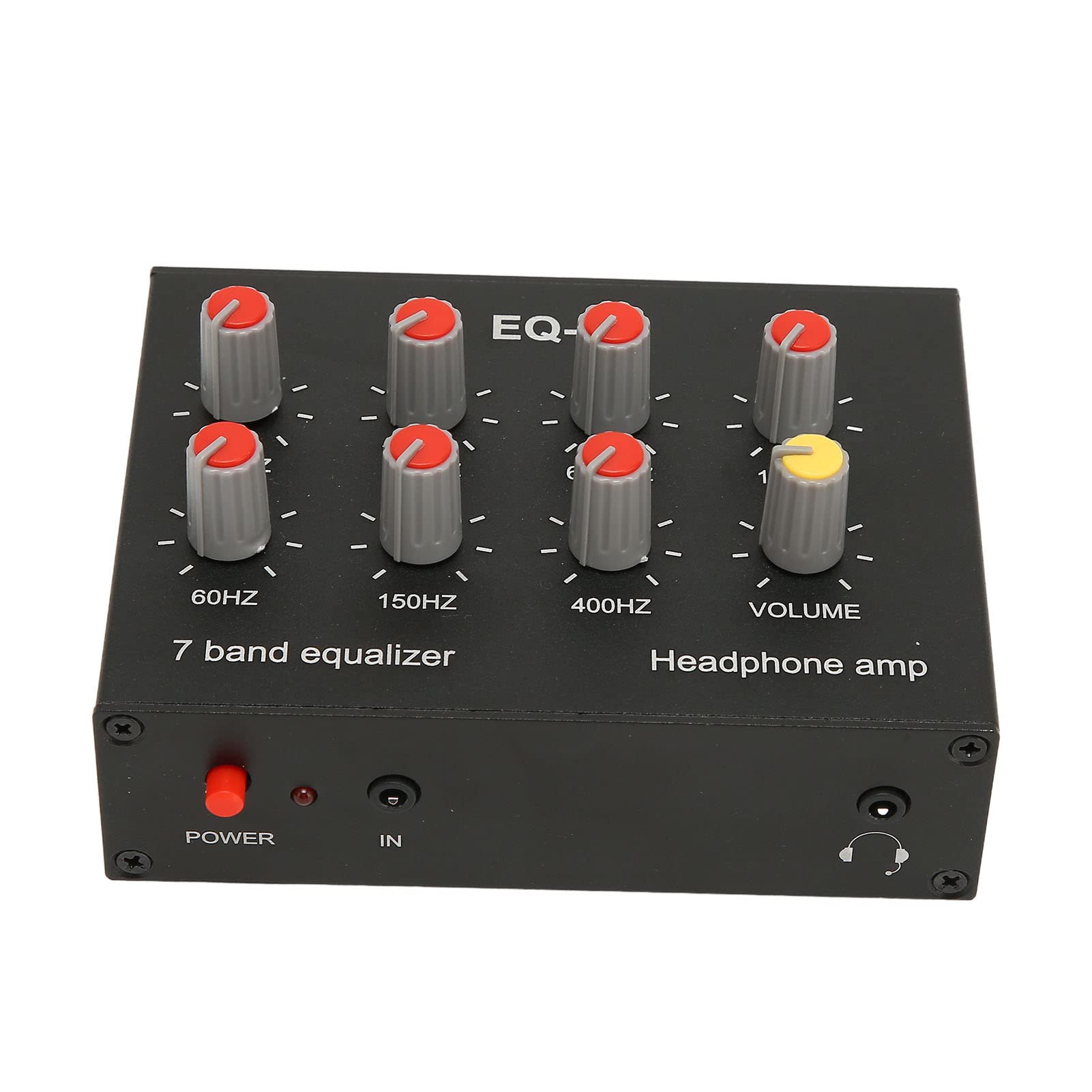 

Dual-channel sound equalizer with 7-band control range, ±12dB equalization circuit, aluminum alloy material, 3.5mm interface