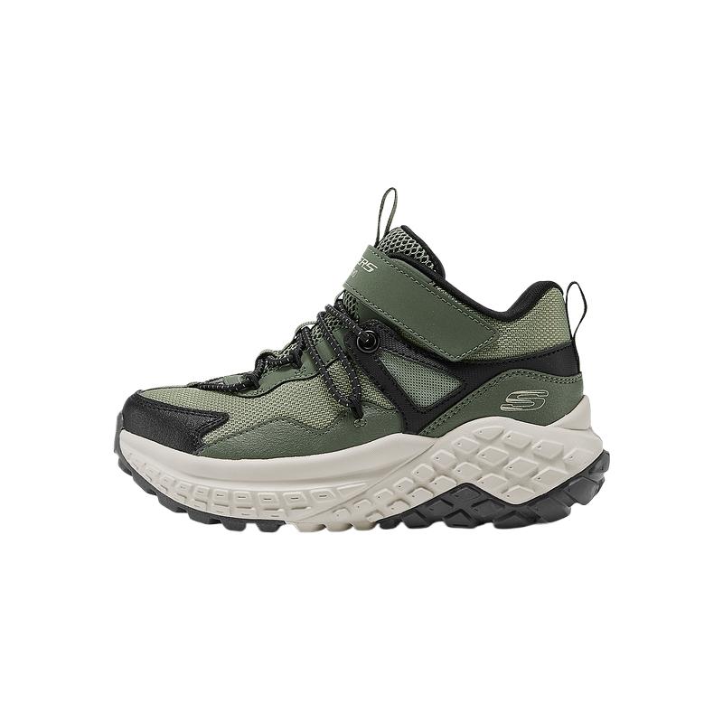 Skechers Kids Boys Trendy Versatile Comfortable Fashion Snow Boots Kids boots Olive 405335L-OLBK 27
