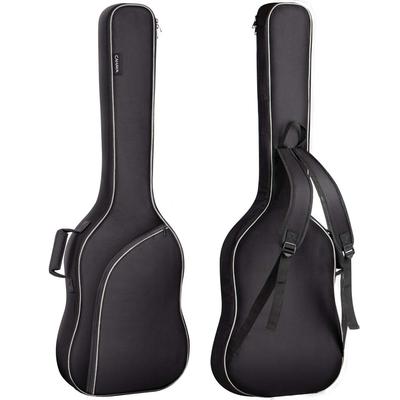CAHAYA Electric Bass Guitar Soft Luxury Guitar Soft 8mm Thick Shoulder Large Capacity Convenient To 8mm Thick Padded Soft Black Case, Case, Version,