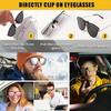 Fashionable Polarized Myopia Glasses Clip Driver's Goggles Night Vision Glasses Outdoor Sunshade And UV Resistant Sunglasses