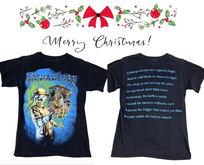 Merry Christmas Megadeth Countdown to Extinction Unisex All Size 24D653 Unisex T-Shirt M