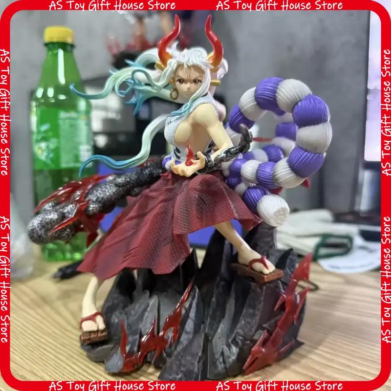 One Piece Yamato Gk Figure 20Cm Pvc Statue Anime Collectible Desktop Home Decoration For Anime Hobby Collection Enthusiasts