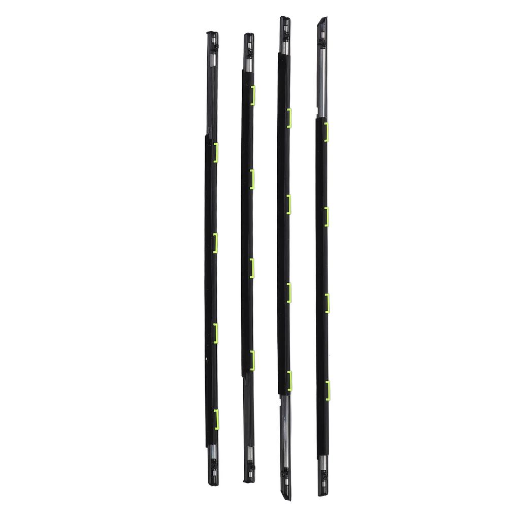 4 Pcs Car Door Window Weatherstrip Leakproof Windproof Reduce Noise 72410 S04 003 for Civic DX 4D 1996 to 2000