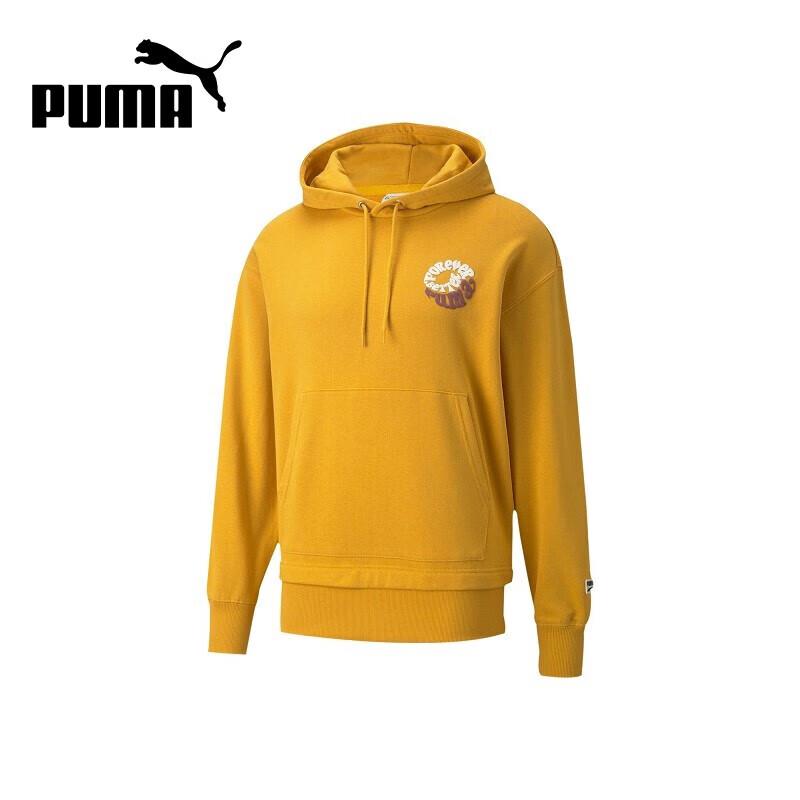 

PUMA Men s Logo Hooded Pullover Sweatshirt M