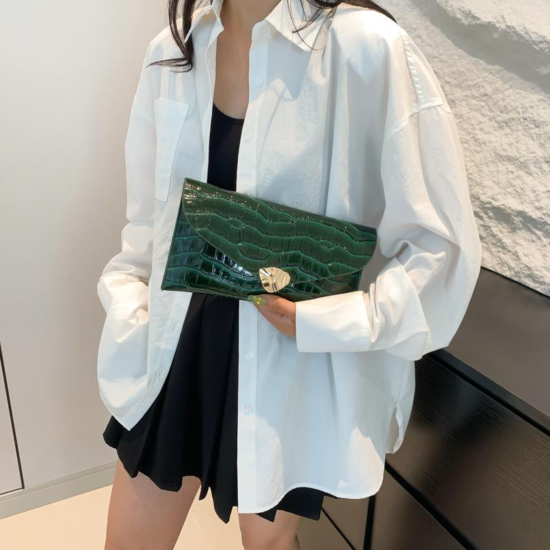 Nouveau petit sac carré simple, sac décontracté, pochette texturée, sac d'été pour femme, magnifique sac enveloppe personnalisé