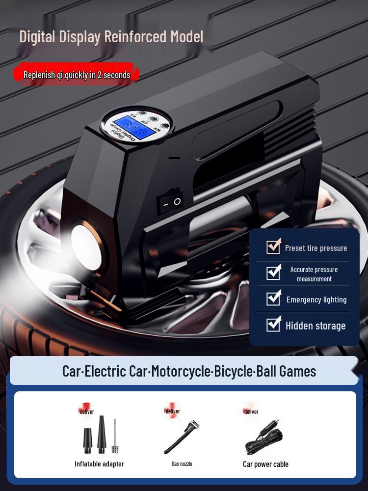 12V Portable Electric Car Tire Inflator