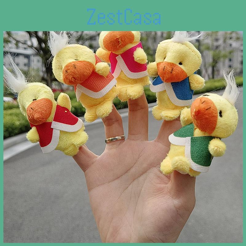 Puppet Plush Finger Set With Soft Short Plush For Toddler Early Education Doll