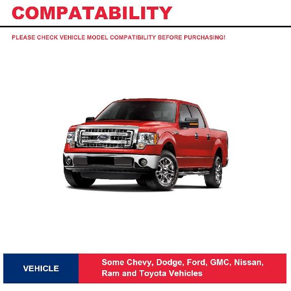 56070 7-Foot 7-Pin Trailer Wiring Harness Extension With Connector For Vehicle-Side Truck Bed,Fit For Chevy Dodge Ram GMC Ford Toyota Nissan