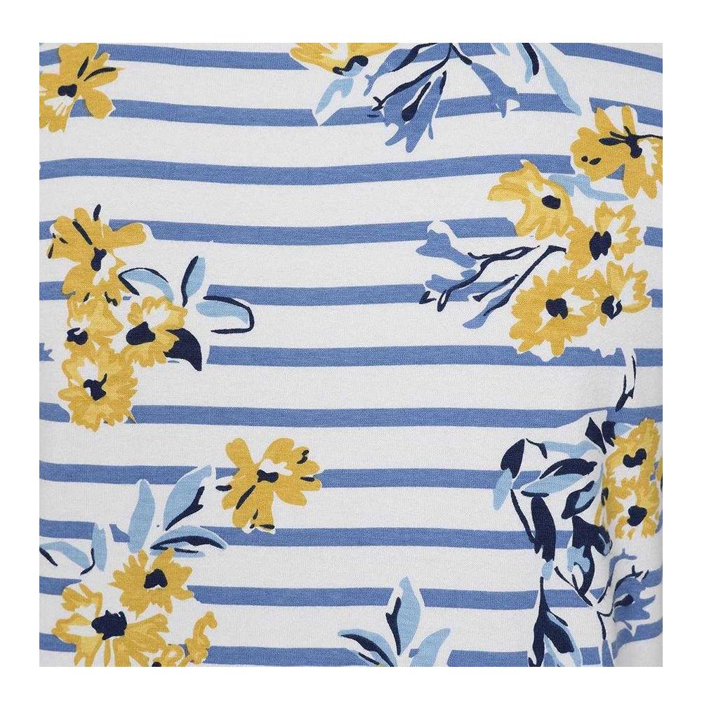 Lazy Jacks Womens/Ladies Meadow Floral Stripes Vest Top