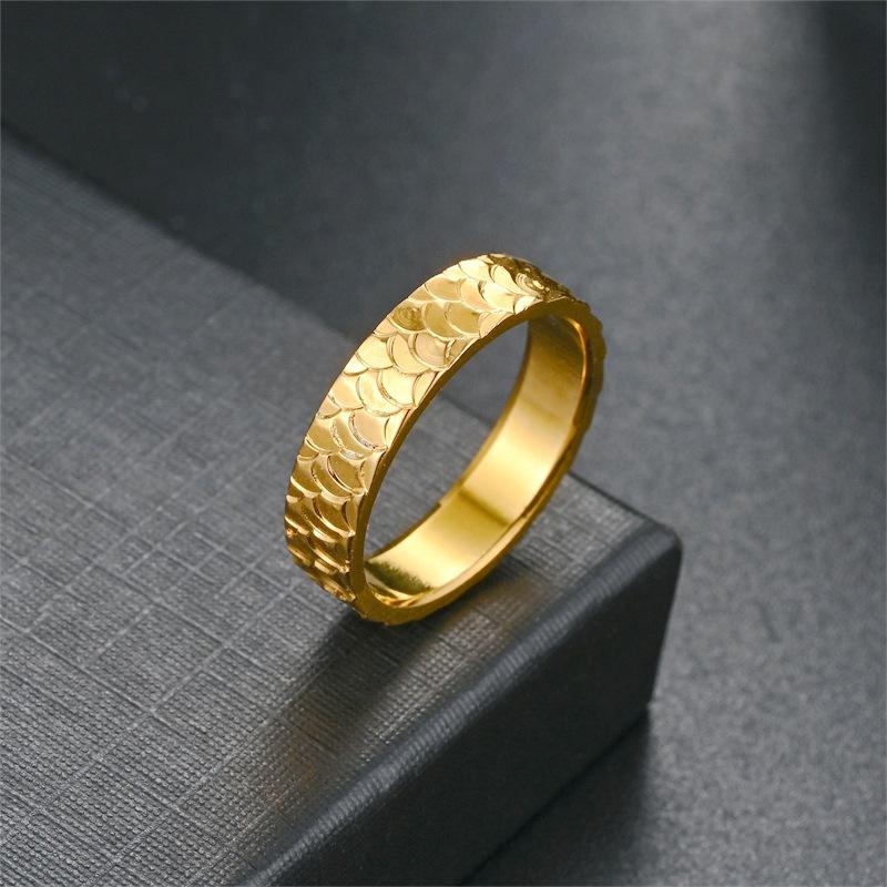 High-end Fashion Crushed Ice Ice Ring Ing Style Niche Joint Ring Temperament Versatile Couple 18K Gold Ring Jewelry