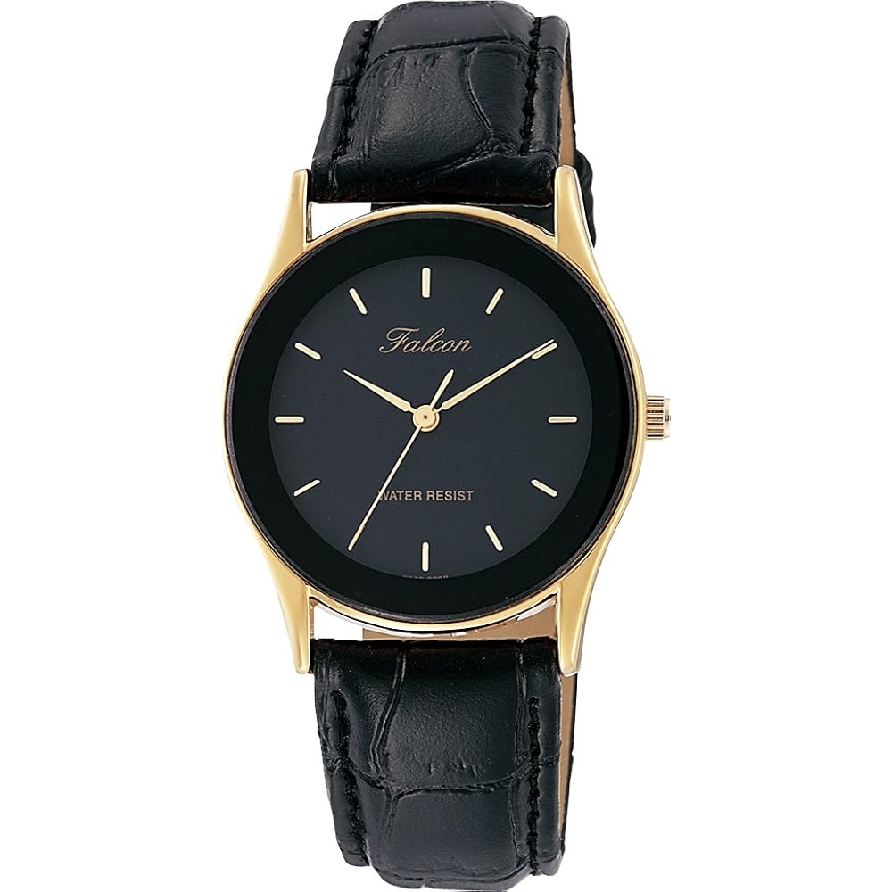 Citizen QQ Analog Waterproof Watch Leather Strap QA36-102 Men s Black