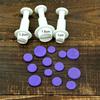 Fondant Cookie Cake Cutter Ejector Stamp Plunger Cutters Embossed Mold Moulds DIY Kitchen Baking