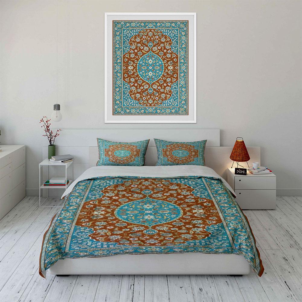 Intricate floral mandala pattern. Bedding sets Duvet cover sets Duvet covers Pillowcases(1 * Duvet Cover 2 * Pillowcases without duvet insert)