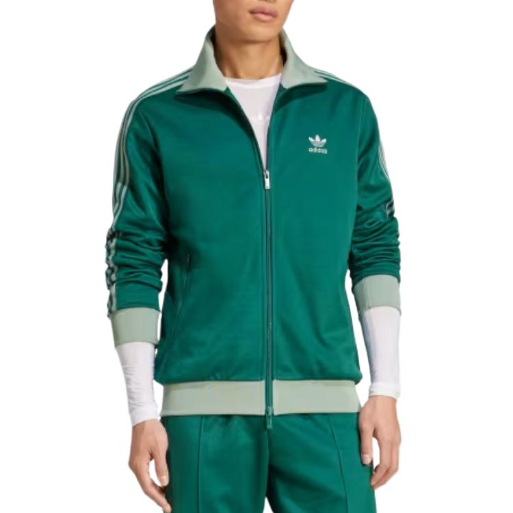 adidas Adicolor Classics Beckenbauer Track Top Collegiate Green/Silver Green Men Streetwear JP2520