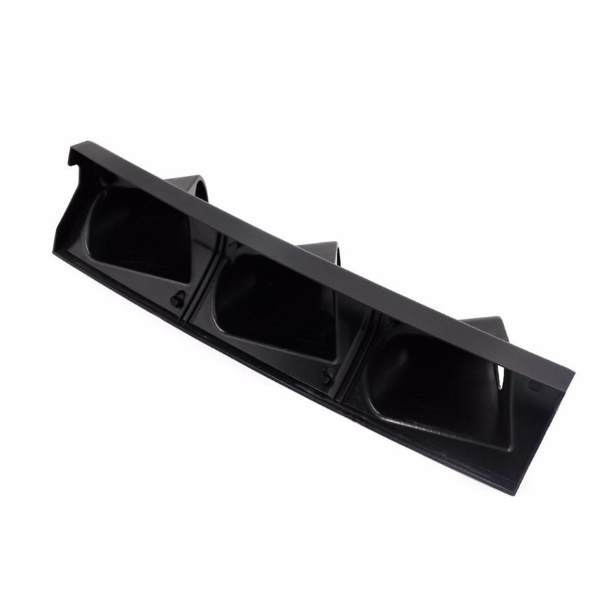 Car Triple Gauge Pillar Pod Gauge Holder 52mm For Right Hand Drive Black ABS
