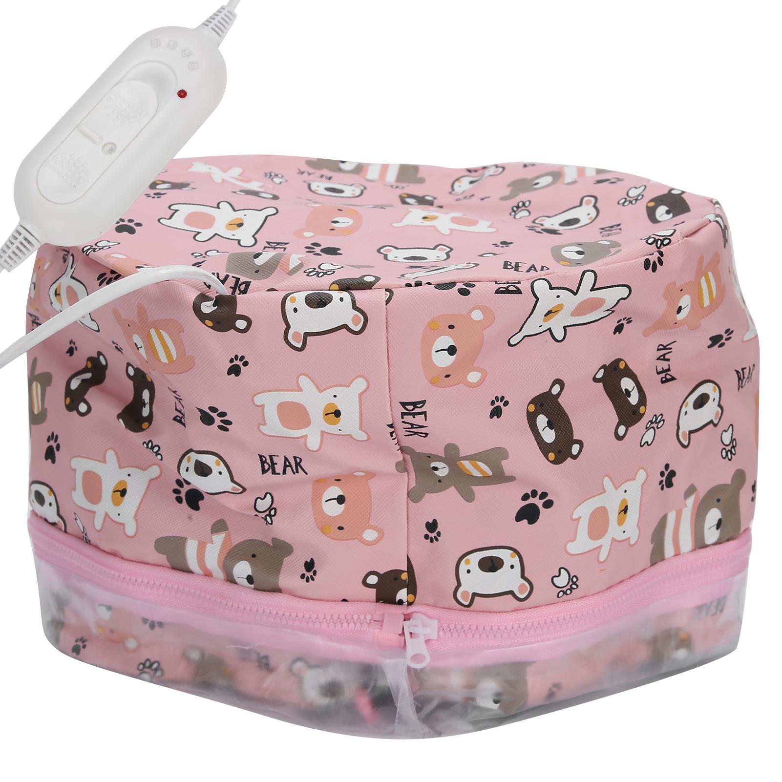 

Электрическая шапочка для волос с подогревом, регулируемая масляная терапия, отпариватель, съемный инструмент для ухода за волосами, вилка EU 220 В EU PLUG