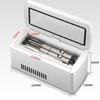 Boîte de refroidissement pour médicaments Organiseurs Réglable 2-18°C Fonctionnement silencieux Batterie rechargeable Convient pour un usage domestique et en voiture