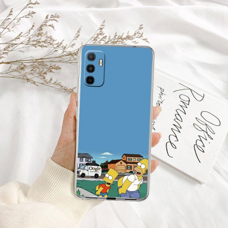 S-Simpsons Transparent Phone Case for LG K22 K30 K40 K40S K41 K42 K50 K50S K51 K51S K52 K61 K62 K71 K92 Q60 Q61 V40 V50 V60