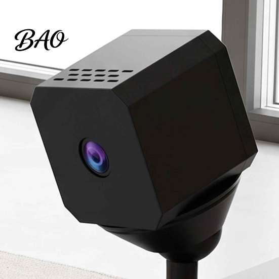 Portable Security Camera for Travel Mini WiFi Camera, 1080P Small Equipped with Night Vision & USB Powered HD Home Protection Smart Motion Tracking,