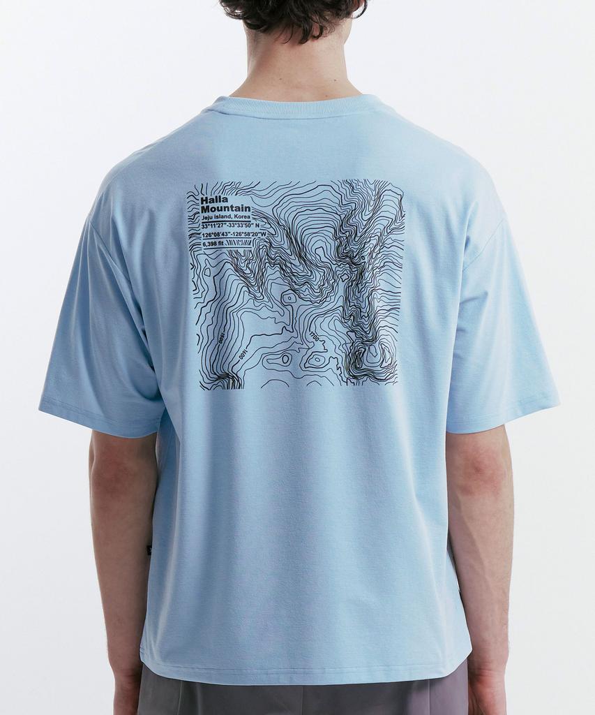 Peullaeniteu Quick Dry Mountain Semi-Overfit Short Sleeve Tee