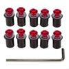 28GC 10pcs Aluminum Fastener Motorbike Accessories Universal Motorcycle M5x16mm Windscreen Screw Bolts Easy Installation