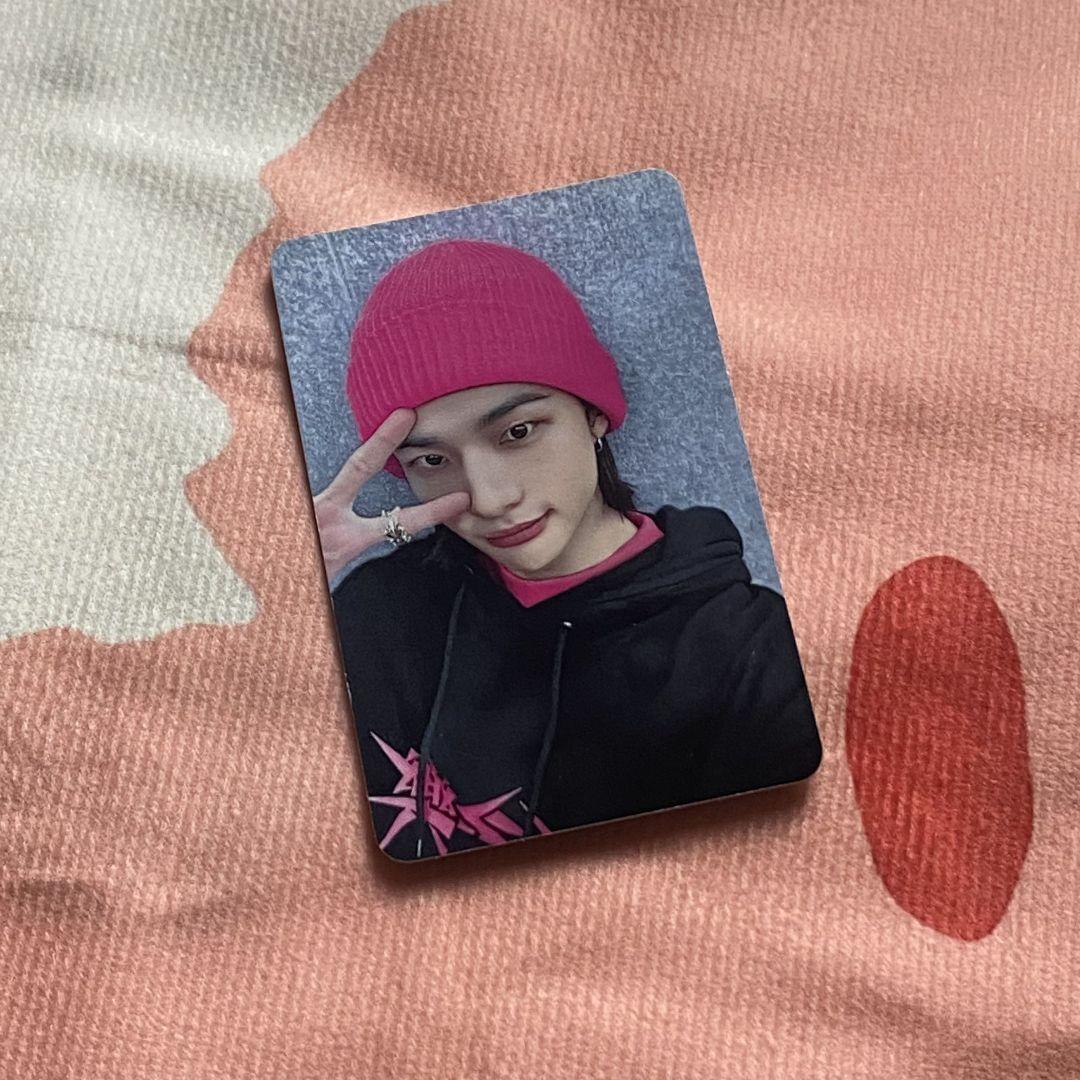 

[USED] StrayKids 1st week Raku-STAR limited Sanok Hyunjin trading card