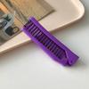 Colorful Portable Fashion Hair Comb Folding Anti-static Plastic Comb Hair Brush Compact Pocket Size Purse Hair Comb Cepillo Para