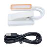 Clip On Reading Light USB Rechargeable Book Light Miniature Long Battery Life Clip On Lamp for Work 