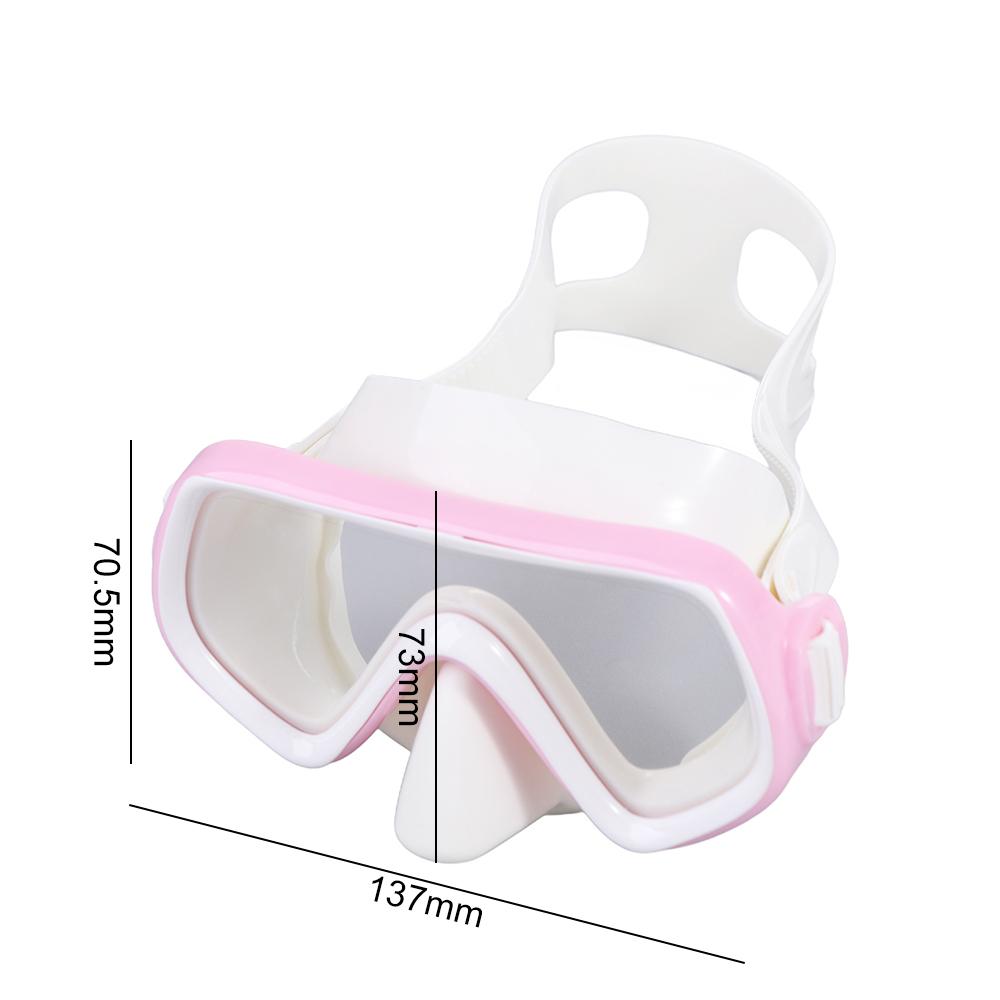 PVC Strap Child Diving Mask PC Glass Pool Swim Eyewear Unisex Kids Swim Goggles Girls