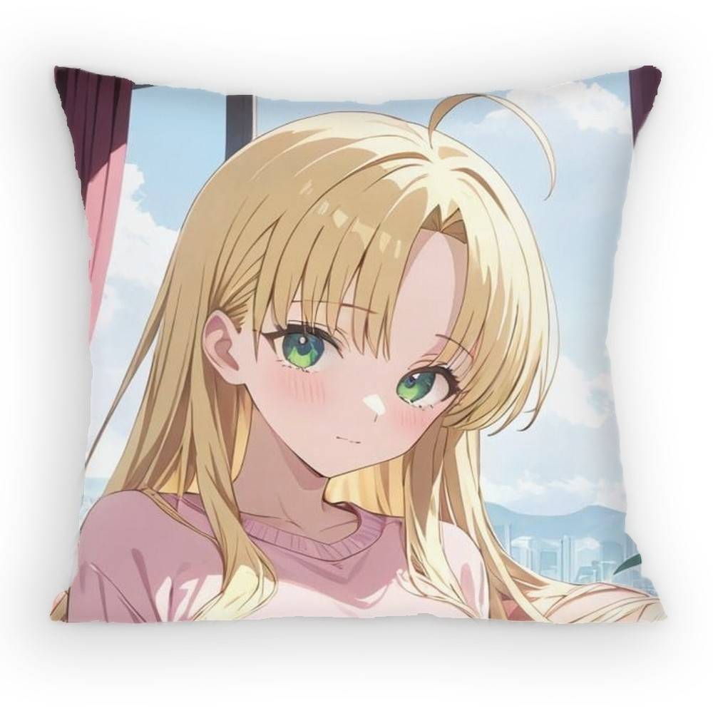 High School DxD Asia Argento Pillow Case Antidustmite Pillowcase Invisible Zipper Silky Sofa Cushion Cover for Bedroom