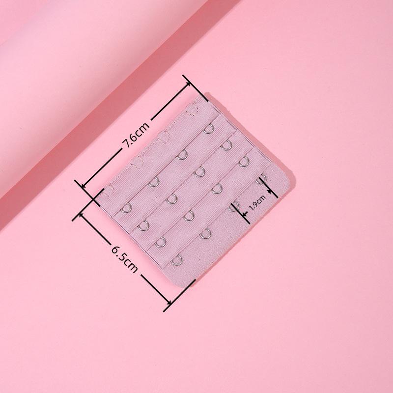 Bra Extension Buckle: 4 Rows, 3 or 4 Buckle Options, Stainless Steel, Large Size Adjustable Extender.