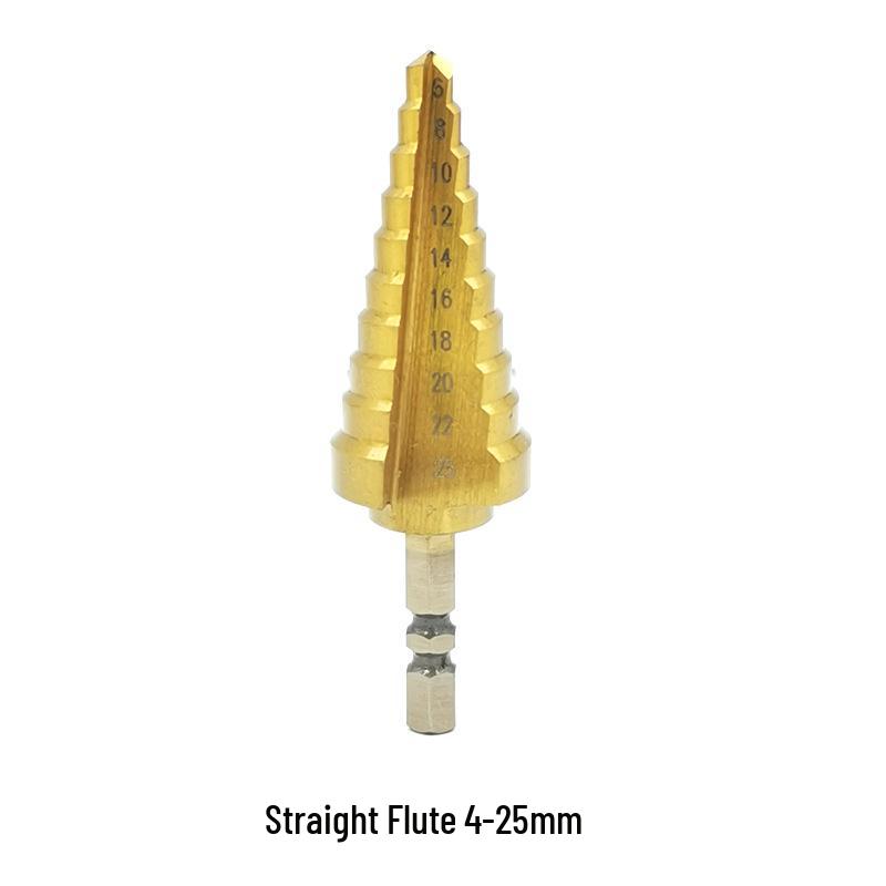 Hex Shank Pagoda Step Drill Bit for Metal