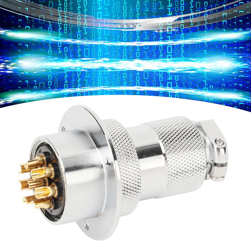 Aviation Plug Socket Compact Size Stable Performance Plugging Unplugging Resistance AC 250V