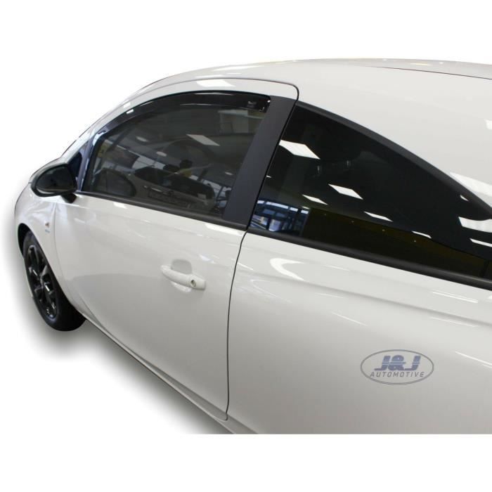 J&amp;J AUTOMOTIVE | Heko Deflecteurs d'air Déflecteurs de Vent Pour Opel Corsa D / E 3P 2006-2019