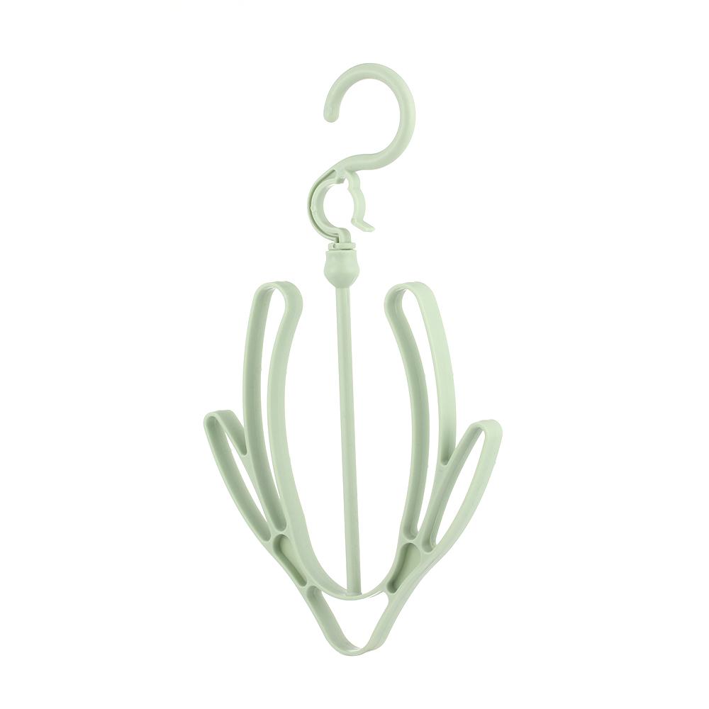 Household Clothes Plastic Drying Hanger Storage Shelf 2 Hooks Shoe Racks