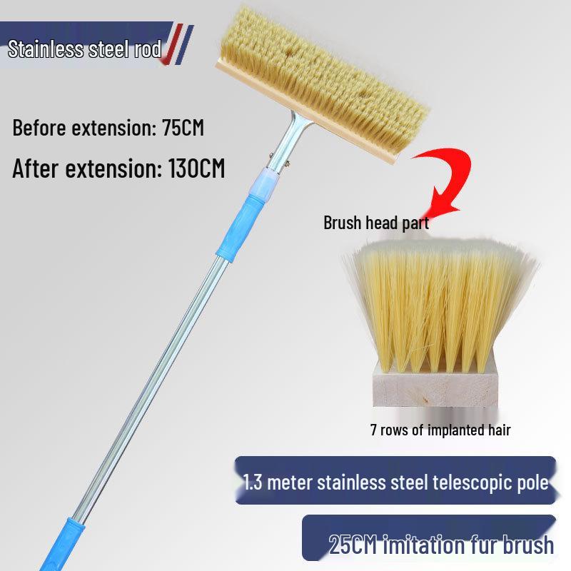 Truck & Bus Cleaning Boar Bristle Brush and Snow Mop