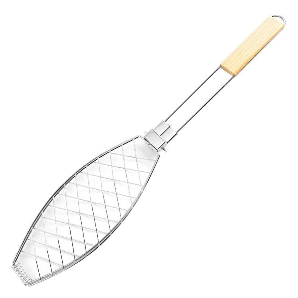 Fish Grilling Basket for Grill Ideal for BBQ, Camping, Charcoal and Gas Grills