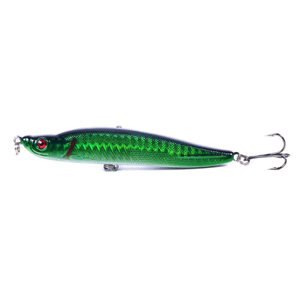 Long Casting Sinking Pencil Lure Bait9.5cm16g6No. Hook with Upturned Tip, Specially Designed for Freshwater and Sea Fishing, Har