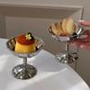 Tasse à Glace en Acier Inoxydable Grande Coupe à Dessert avec Motifs pour Fêtes à Domicile Bols à Glace en Acier Inoxydable