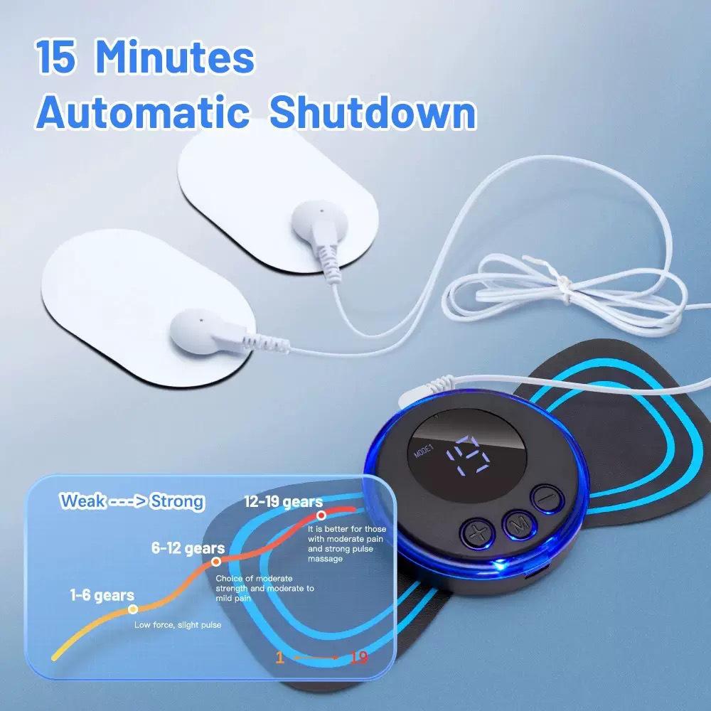EMS Shoulder & Neck Microcurrent Meridian Massager Patch - Multifunctional Cervical Vertebra Relaxation
