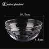 Putzai Transparent Glass Cake and Pudding Bowls for Commercial Use