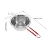 Stainless Steel Mesh Strainer Basket Kitchen Drainer Basket with Handle for Washing and Rinsing Vegetables, Fruits, Pasta 7.87in