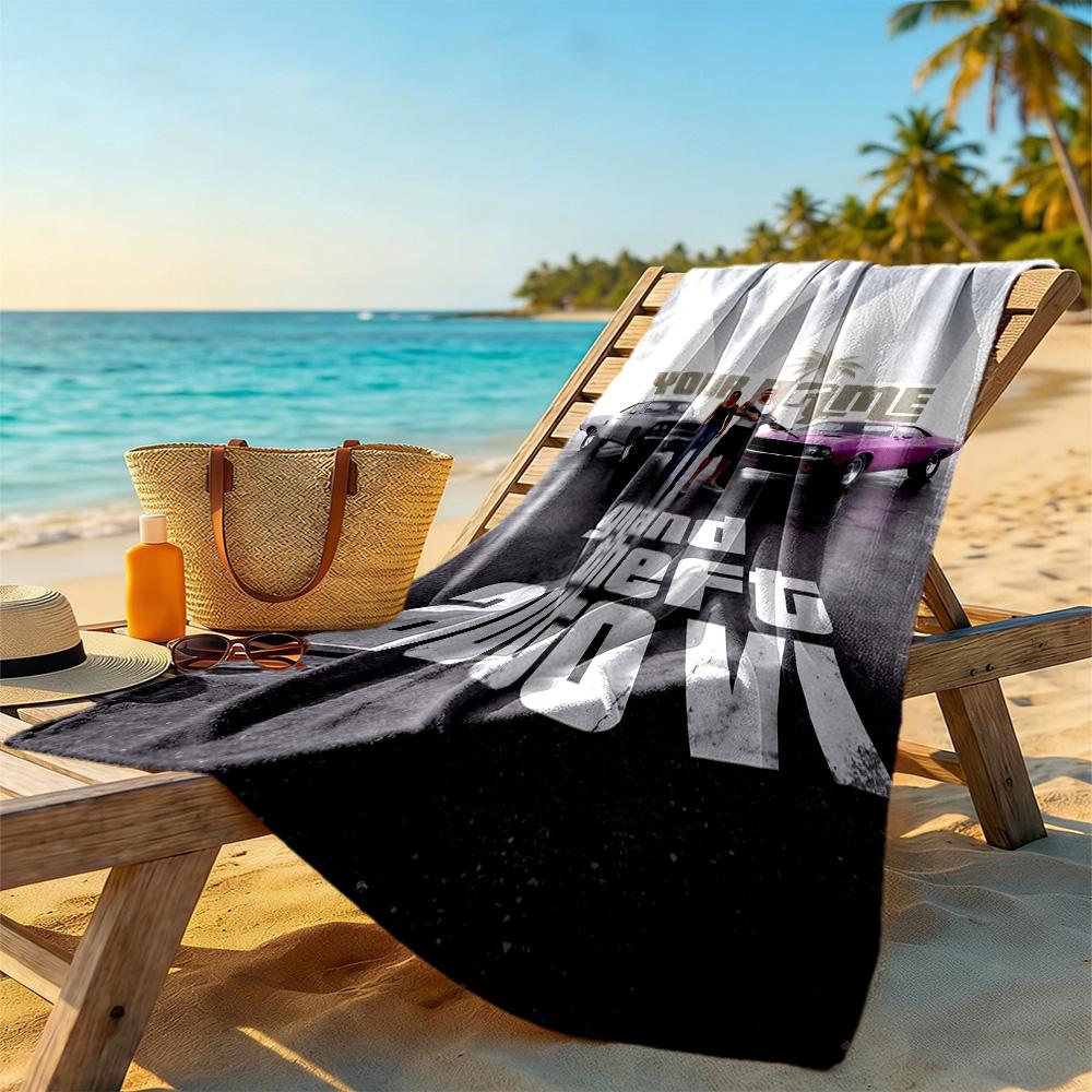 Grand Theft Auto Customize Your Name Beach Towel Super Soft Microfiber Quickdry Fabric Suitable for Sports Travel Swimming Yoga Bathroom Beach And Poo