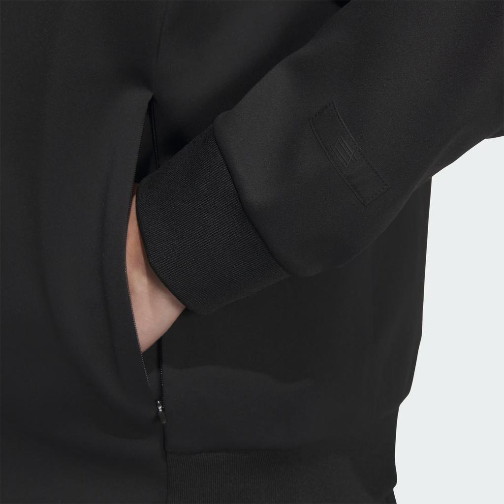 adidas Track Feng Top Wu Zong Series UV Protection Casual Sports Zipper Soft Versatile Long Sleeve Jacket Men Jacket Black KB4225