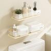 Wall Mounted Bathroom Storage Shelf Free Punch Shampoo Storage Rack  Bathroom Accessories