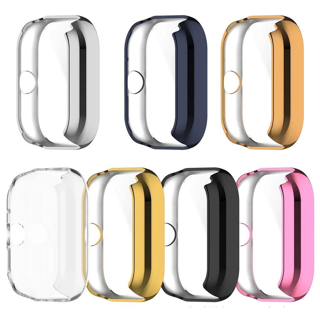 Protector Case For Xiaomi Redmi Watch 4 Screen Soft TPU Full Protector Shell For Redmi Watch 4 Bumper Plated Case Accessories